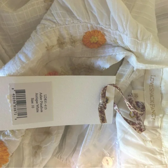 LoveShackFancy *NWT* Asher midi dress - size 10 - Picture 7 of 8